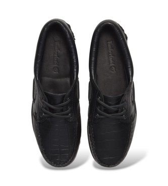 Timberland Mocassini nautici in pelle Authentic nero
