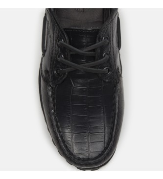 Timberland Mocassini nautici in pelle Authentic nero