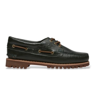 Timberland Mocassini nautici in pelle Authentic verde