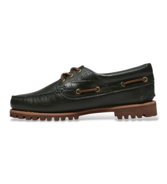 Timberland Mocassini nautici in pelle Authentic verde