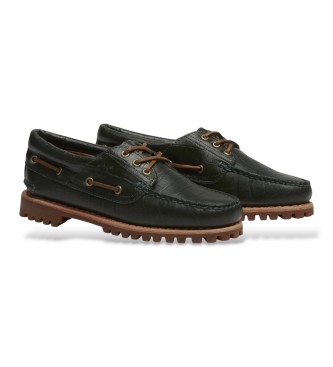 Timberland Mocassini nautici in pelle Authentic verde