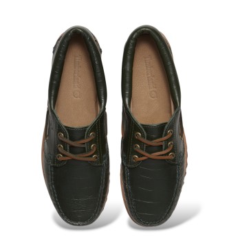 Timberland Mocassini nautici in pelle Authentic verde
