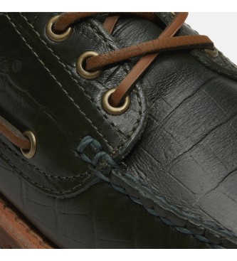 Timberland Mocassini nautici in pelle Authentic verde