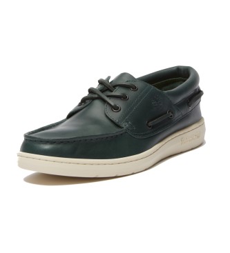 Timberland Usnjeni čevlji Nautic Portofino Pier green