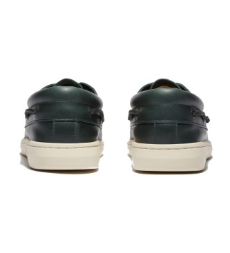 Timberland Usnjeni čevlji Nautic Portofino Pier green