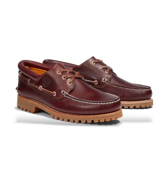 Timberland Verodostojni bordo usnjeni čevlji za čoln