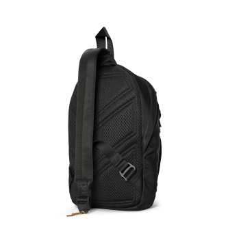 Timberland Borsa a tracolla grande in nylon nero  