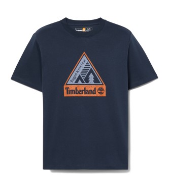 Timberland T-shirt met graphic op de voorkant genspireerd op de maritieme buitenactiviteiten