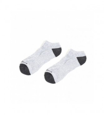 Timberland Pack de 2 calcetines bajos gris