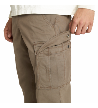 Timberland Pantaloni cargo in twill marrone Brookline
