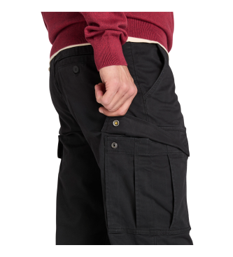 Timberland Pantaln cargo de sarga Brookline negro