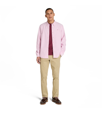 Timberland Hlače chino Claremont v bež barvi