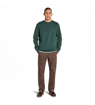 Timberland Ravne hlače chino Claremont rjave barve