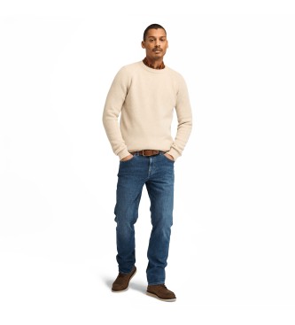 Timberland Phillips Brook Pullover mit beigen Raglanrmeln