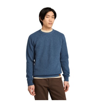 Timberland Phillips Brook Pullover mit blauen Raglanrmeln