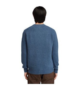 Timberland Phillips Brook Pullover mit blauen Raglanrmeln