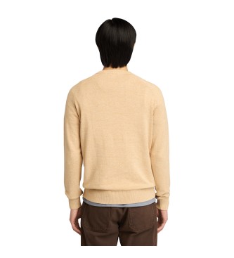 Timberland Phillips Brook Pullover mit beigen Raglanrmeln