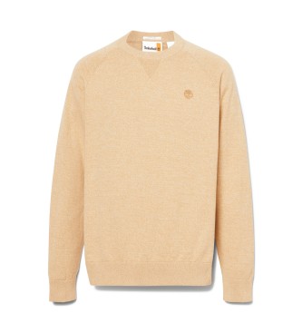 Timberland Phillips Brook Pullover mit beigen Raglanrmeln