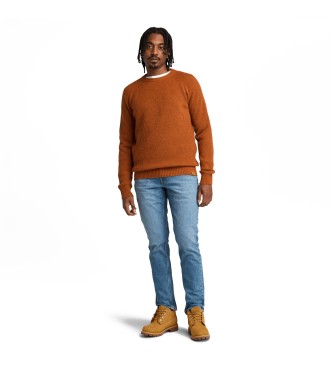 Timberland Phillips Brook Pullover mit braunen Raglanrmeln