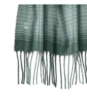 Timberland Grn karierter Strickschal