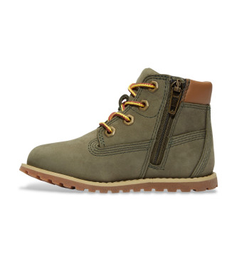 Timberland Botines de Piel Pokey Pine verde