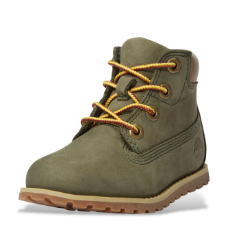 Timberland Botines de Piel Pokey Pine verde