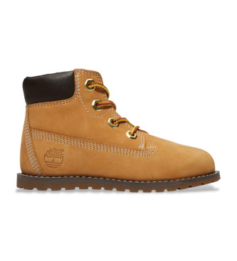 Timberland Brown Pokey Pine Leather Ankle Boots