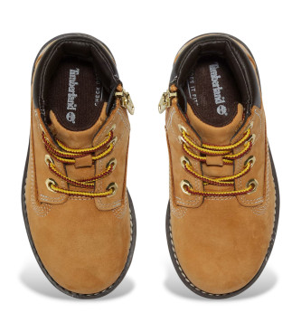 Timberland Brown Pokey Pine Leather Ankle Boots
