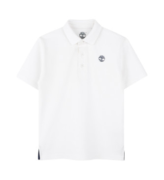 Timberland Hvid kortrmet poloshirt