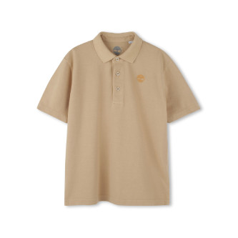 Timberland Beige polo met korte mouwen