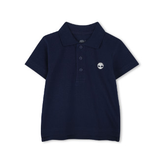 Timberland Blauwe polo met korte mouwen