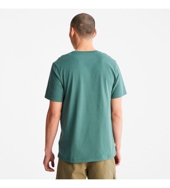 Timberland T-shirt Print Pocket vert