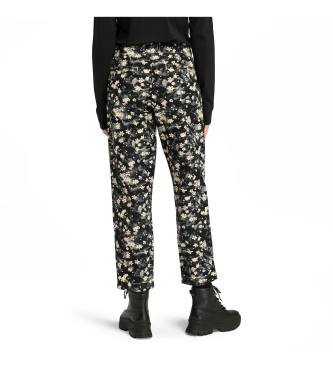 Timberland Pantaln estampado negro