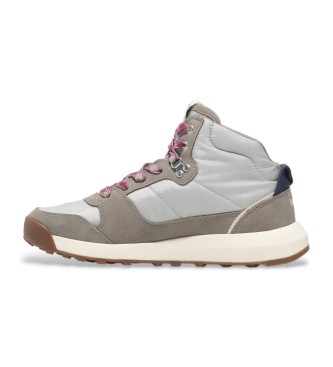 Timberland Sneaker alta retr Swift con lacci Sneakers in pelle intrecciata grigio chiaro