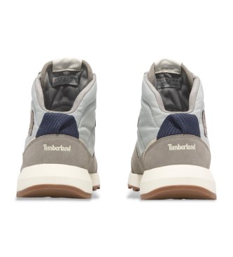 Timberland Sneaker alta retr Swift con lacci Sneakers in pelle intrecciata grigio chiaro