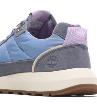 Timberland Retro Swift Low blauw leren sportschoenen