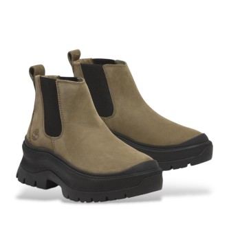 Timberland Roxie Lane - Bottines chelsea en cuir vert