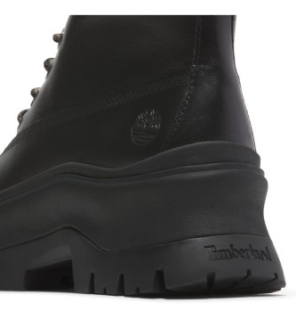 Timberland Skórzane buty za kostkę Roxie Lane czarne