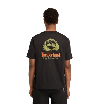 Timberland Rugged Active Gear Rckengrafik-T-Shirt schwarz