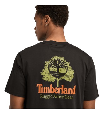 Timberland Rugged Active Gear Rckengrafik-T-Shirt schwarz