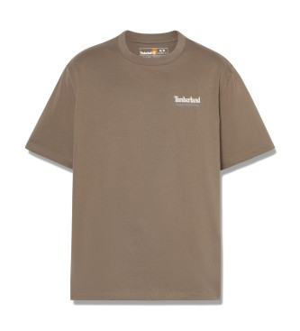 Timberland Rugged Active Gear Rckengrafik-T-Shirt braun