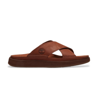 Timberland Casco Cove Sandalen aus braunem Leder