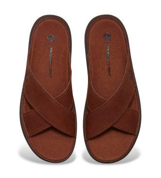 Timberland Casco Cove Sandalen aus braunem Leder