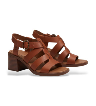 Timberland Bellevaux Bellevaux Brown Fisherman Leather Sandals