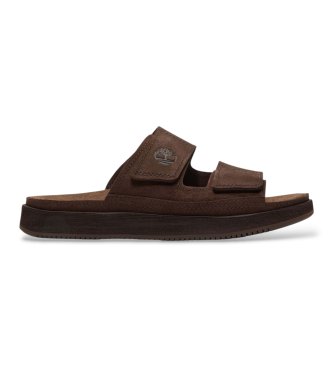 Timberland Skórzane sanda?y Casco Cove w kolorze ciemnobr?zowym