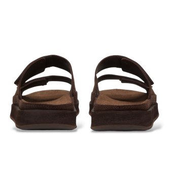 Timberland Skórzane sanda?y Casco Cove w kolorze ciemnobr?zowym