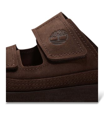 Timberland Skórzane sanda?y Casco Cove w kolorze ciemnobr?zowym