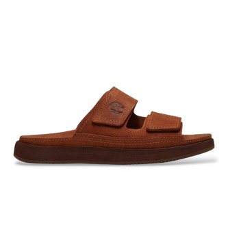 Timberland Sandali in Pelle Casco Cove marrone