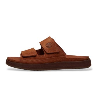Timberland Sandali in Pelle Casco Cove marrone