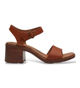 Timberland Sandalias de Piel con tira trasera Bellevaux marrón